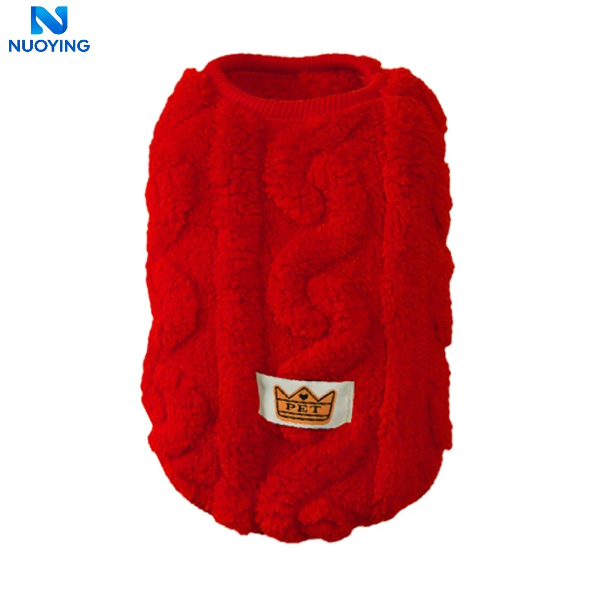 Pull Polaire Torsadé pour Chien et Chat – Doux et Chaud, du XS au XL