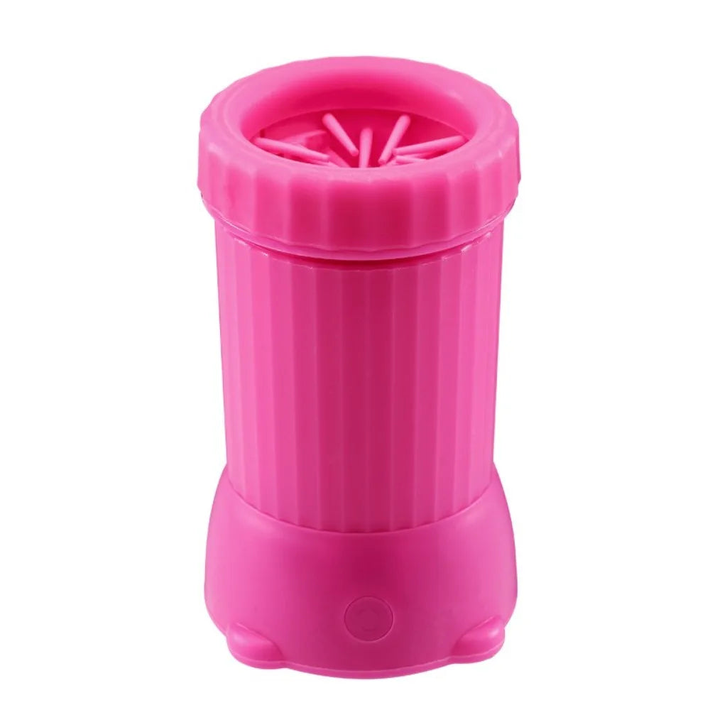 Nettoie-Pattes Électrique pour Chien – Rechargeable, Brosses 360°
