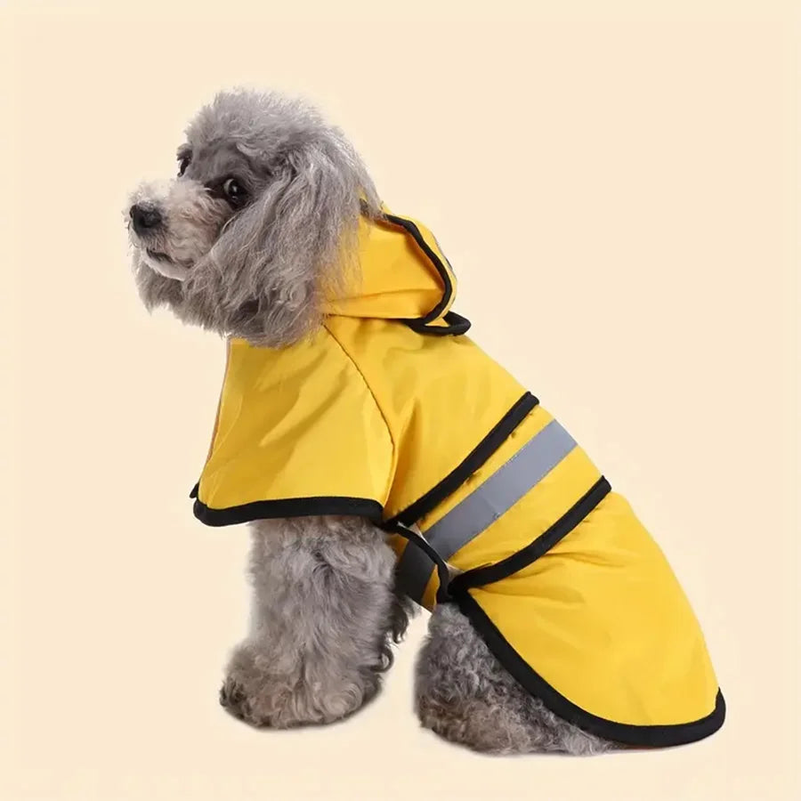 Imperméable pour Chien à Capuche – Réfléchissant, du XS au 4XL