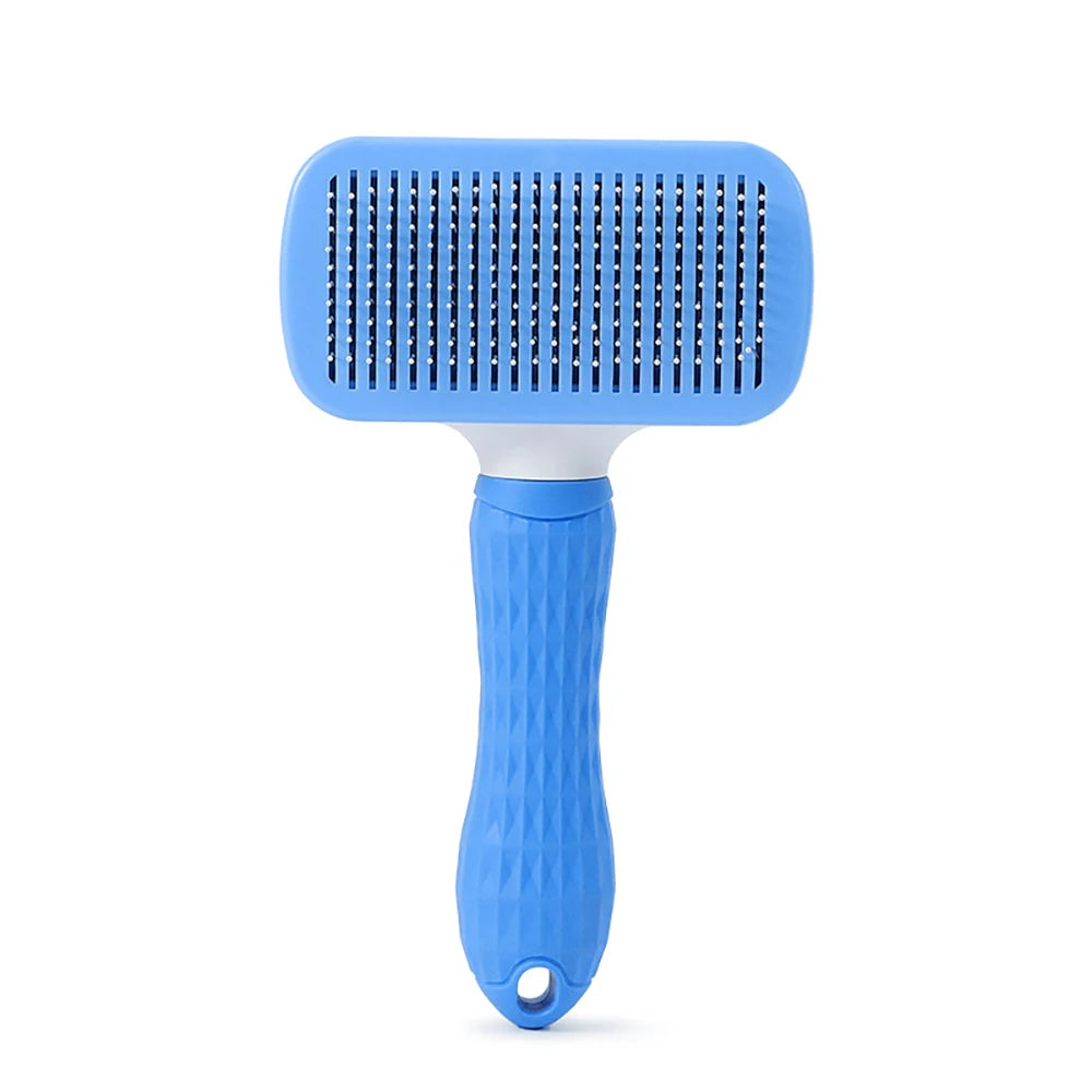 Brosse Autonettoyante pour Chien et Chat – Poils Retirés en un Clic