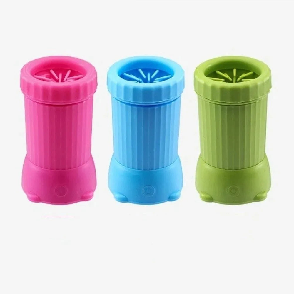Nettoie-Pattes Électrique pour Chien – Rechargeable, Brosses 360°