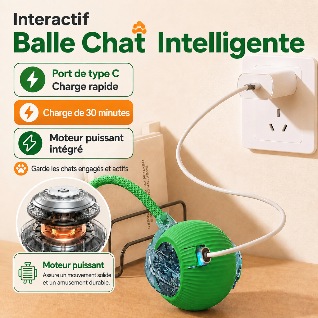 Balle rechargeable USB-C